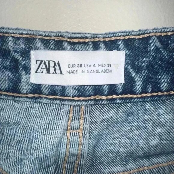 Women’s Zara Ripped Jeans Size 4 - Picture 7 of 9